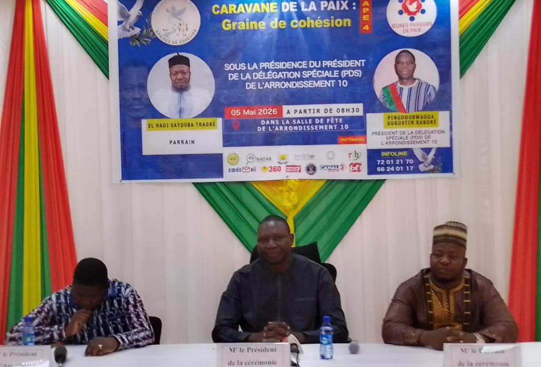 CARAVANE DE LA PAIX : UNE GRAINE DE COHÉSION SEMÉE À OUAGADOUGOU